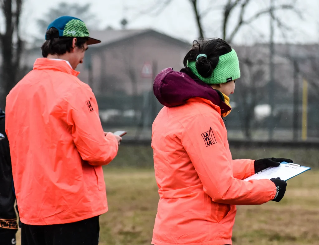 Two coaches working